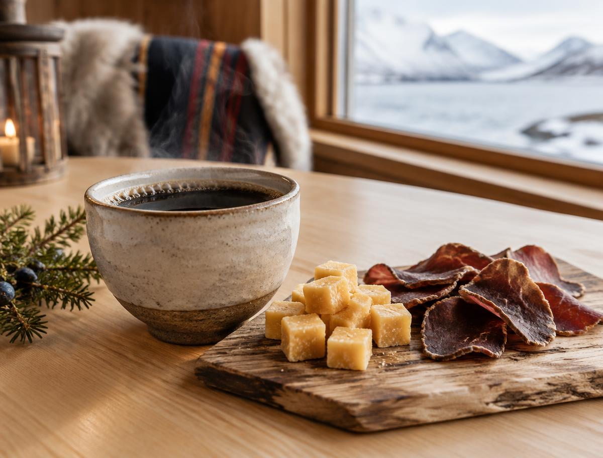 Kokekaffe med gáffevuostá